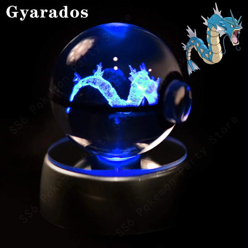 BOULE DE CRYSTAL LED 3D